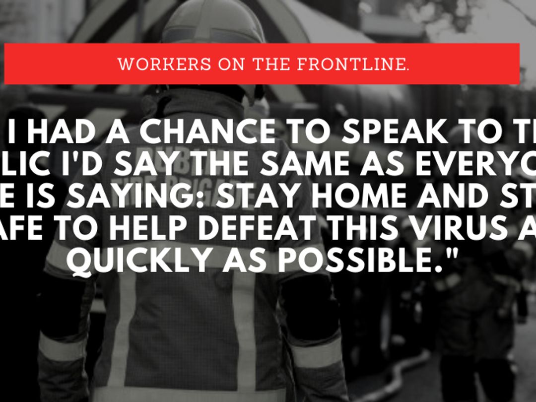 Workers on the frontline: firefighters
