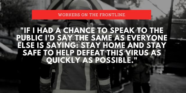 Workers on the frontline: firefighters