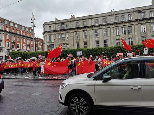 Chinese community in Dublin rally around "extremely divided" Hong Kong