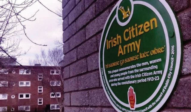 Citizen Army Memorial Plaques Unveiled Across Dublin