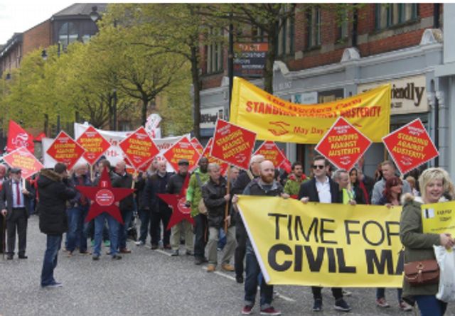 May Day in Belfast