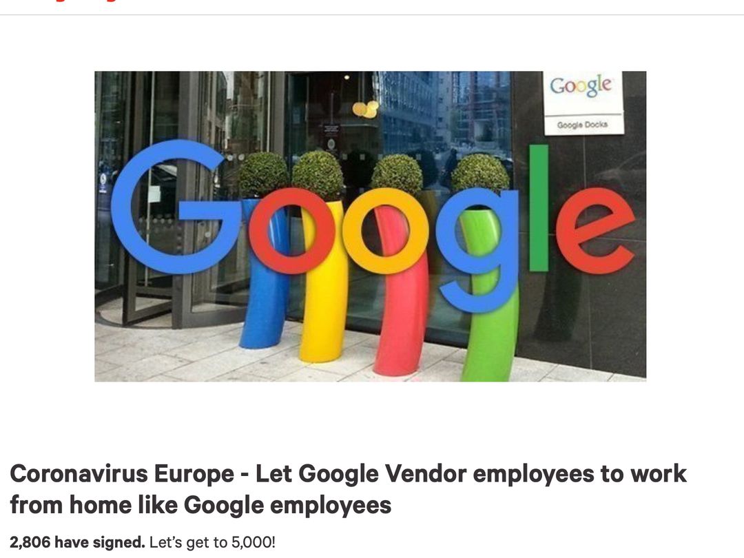 Not even Covid-19 can get Google and Facebook to treat low-paid workers equally