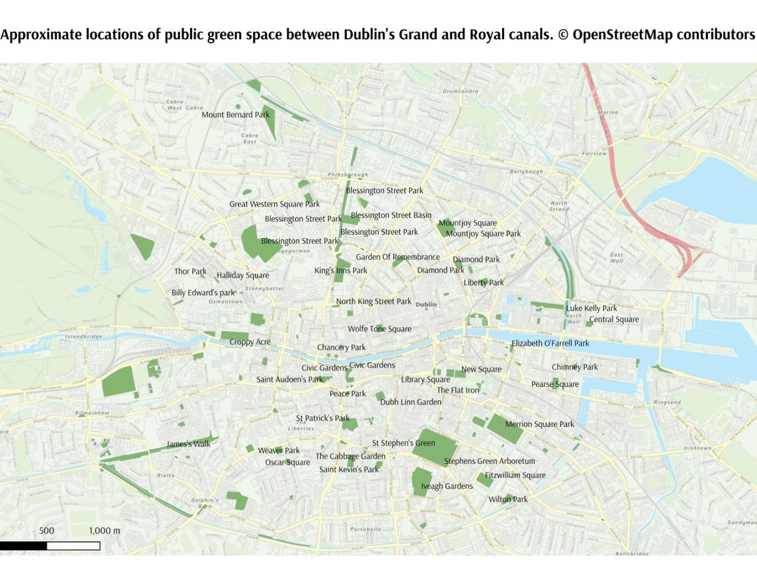 A map nerd got so annoyed at Dublin City Council he made us a map of green spaces