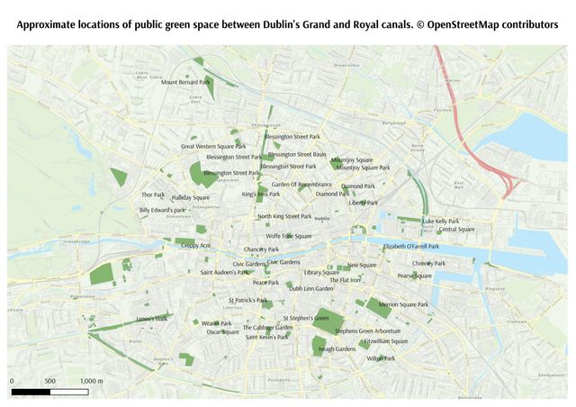 A map nerd got so annoyed at Dublin City Council he made us a map of green spaces