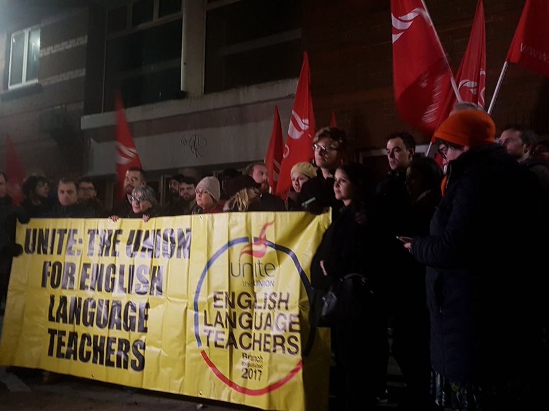 Teachers protest stolen wages