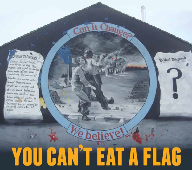 You can't eat a flag